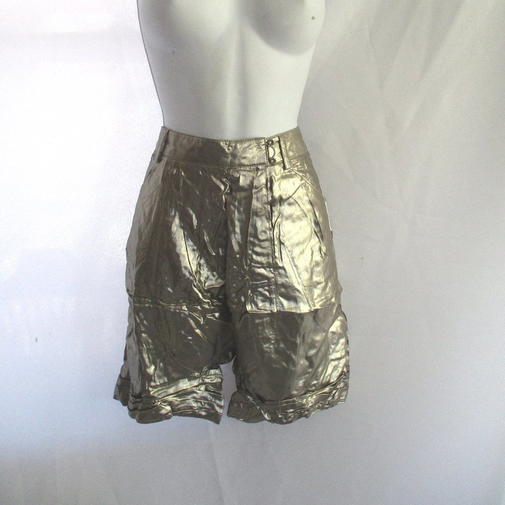 ☀️ SUMMER SALE☀️ 3.1 PHILLIP LIM LAME GLAM Shorts Metallic